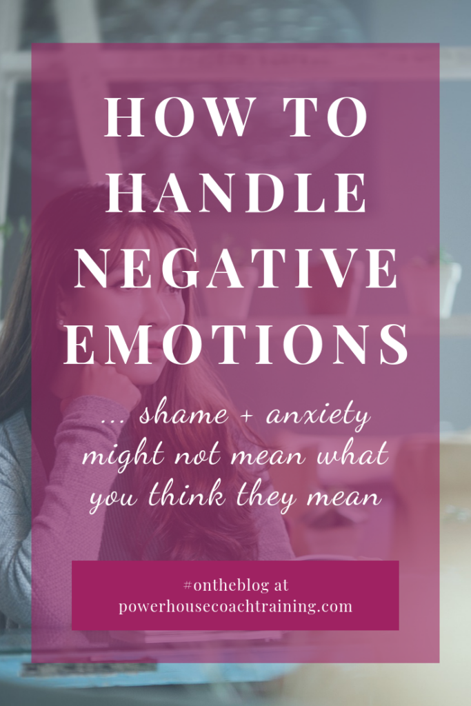 Pin this and share how to handle negative emotions with anyone who needs a new way to get through shame and anxiety.