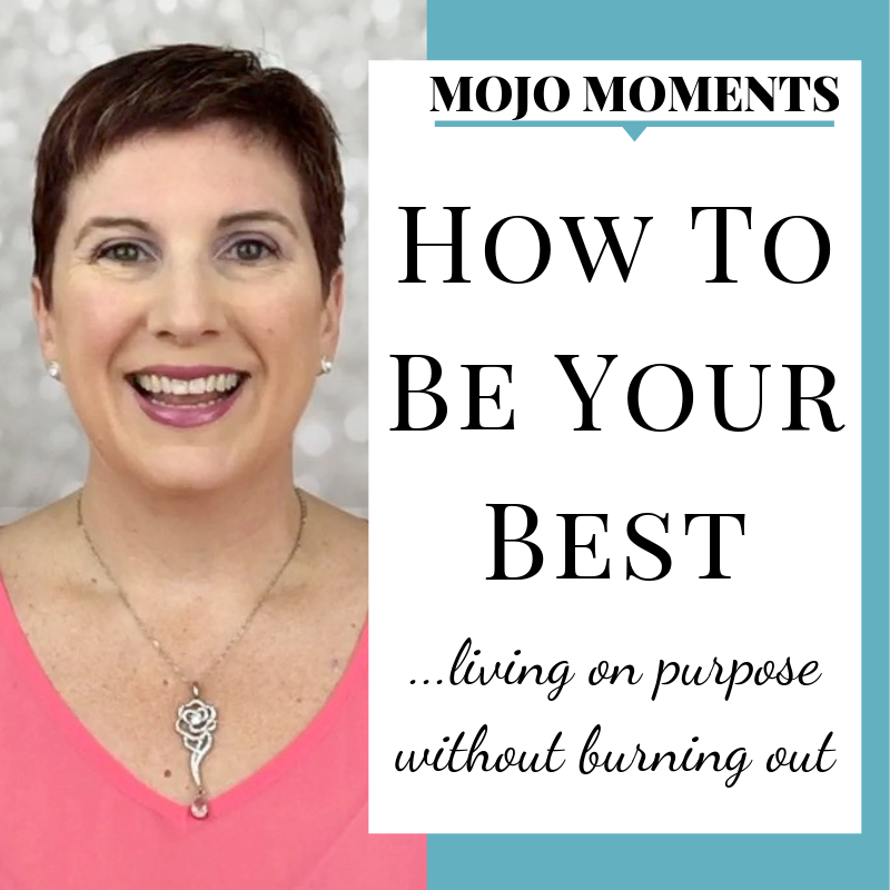This week's Mojo Moment with Vanessa Long shows you why you need to focus on being YOUR best.