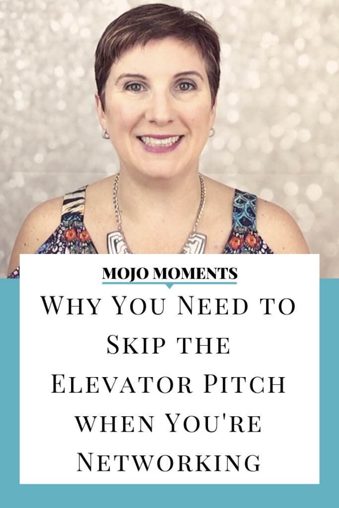 Vanessa Long on why you can skip the elevator pitch when you're networking and what to do instead.