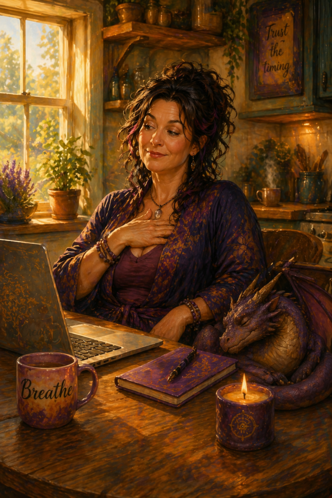 A midlife woman receives the kind words of her readers as they review her book, Discovering Your Passionate Purpose.